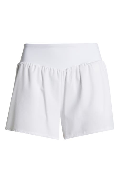 Zella All Sport High Waist Shorts In White