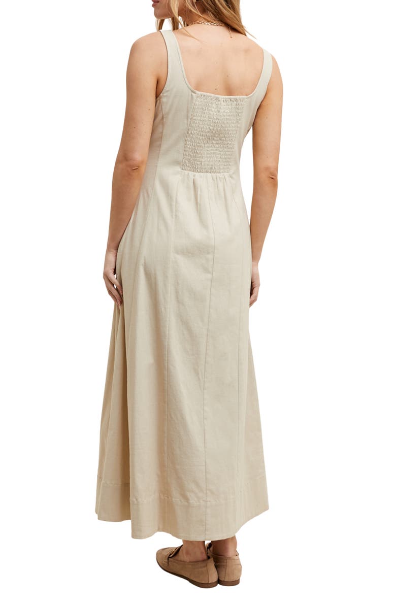 WISHLIST Strech Cotton Maxi Tank Dress, Alternate, color, Ecru