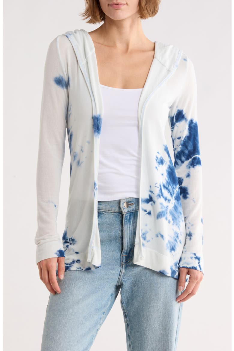 Hooded Cardigan, Main, color, MOSS