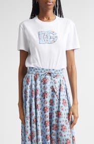 Dolce&Gabbana Embroidered Logo Short Sleeve T-Shirt