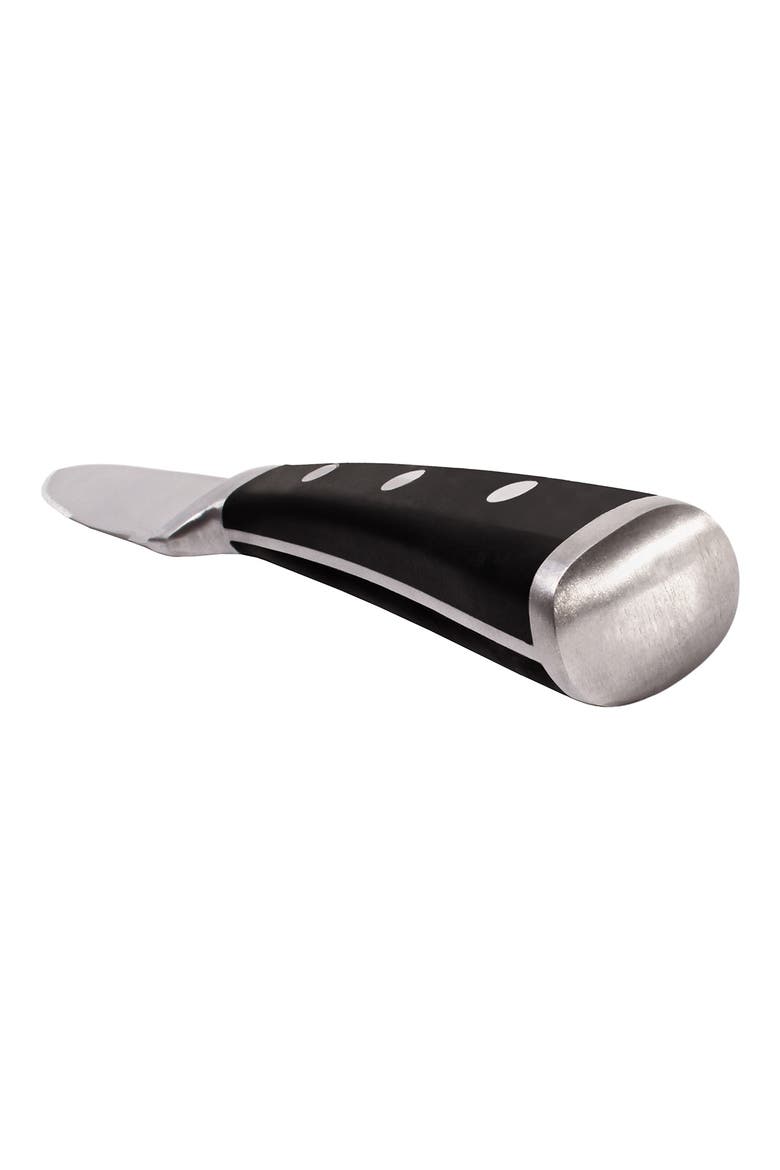 Stainless Steel Steak Knife - Set of 6, Alternate, color, BLACK