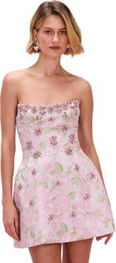 PatBO Garden Jacquard Mini Dress