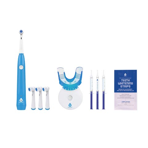 Ultimate Smile Brightening Bundle PureWhite LED Kit, Rotary Toothbrush & Whitening Strips