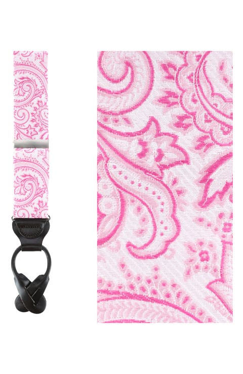 Sobee Paisley Silk Suspenders