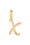  Gold Vermeil Initial X