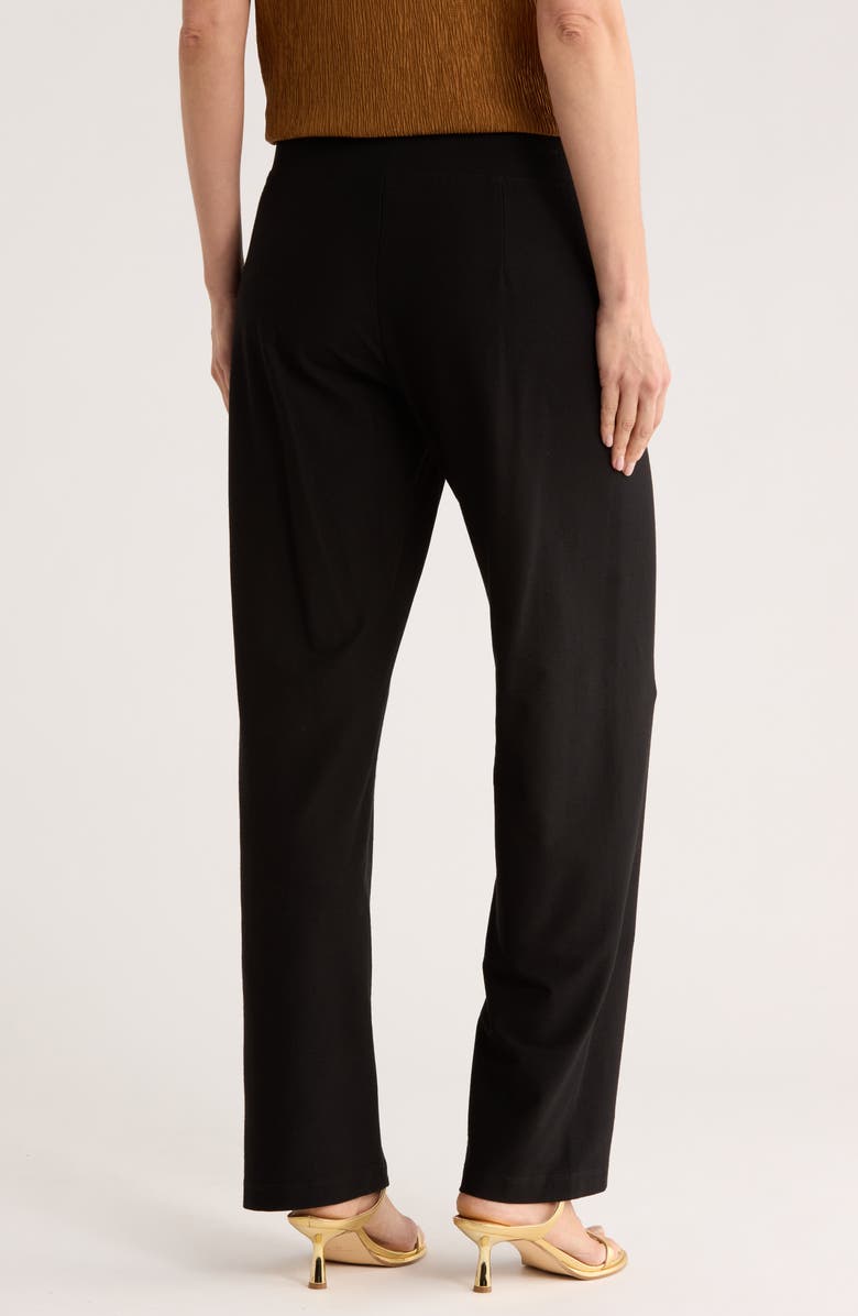 Eileen Fisher Straight Leg Pants, Alternate, color, Black
