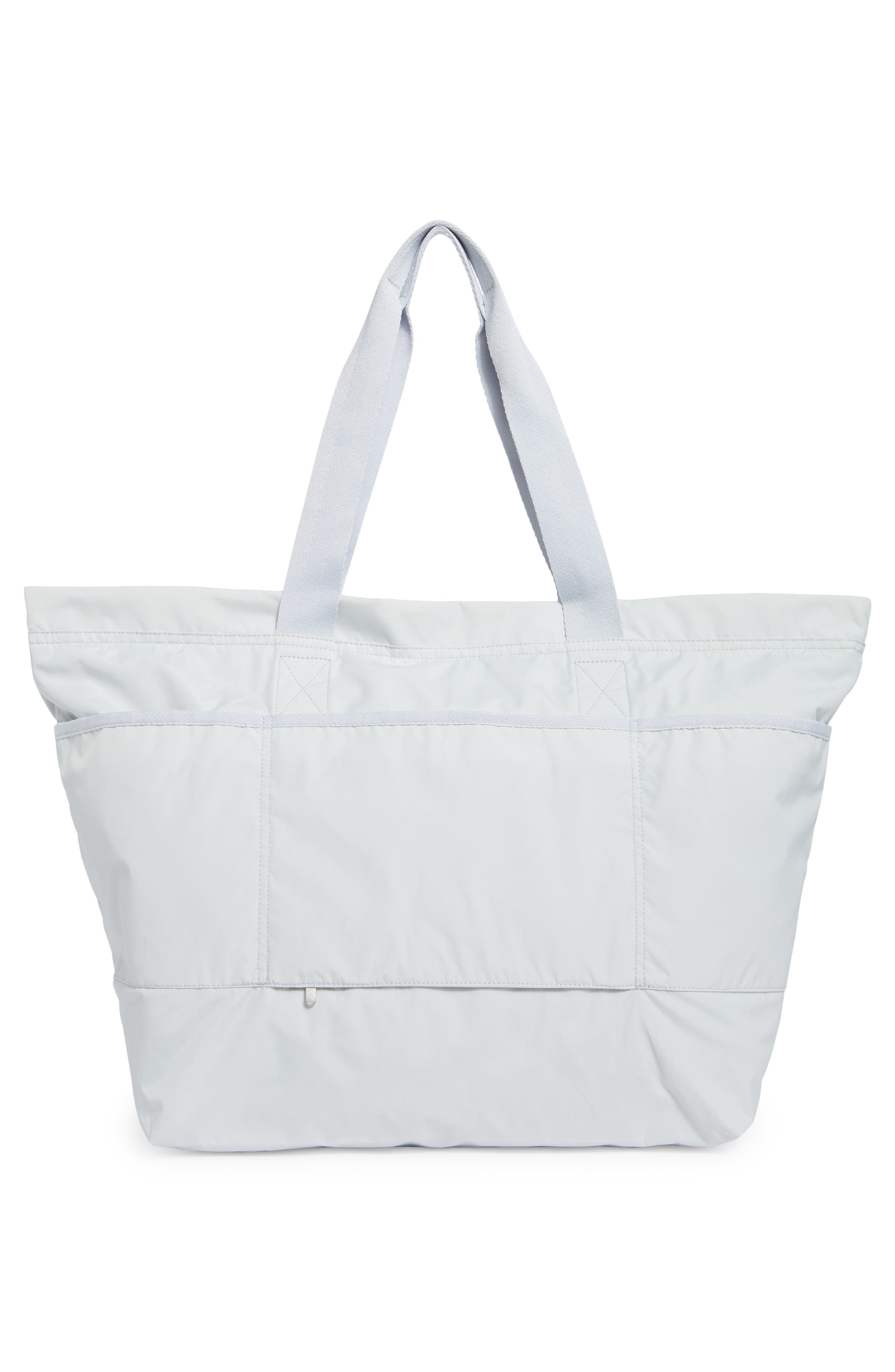LeSportsac Carlin Zip Top Tote Bag, Alternate, color, Pearl Gray