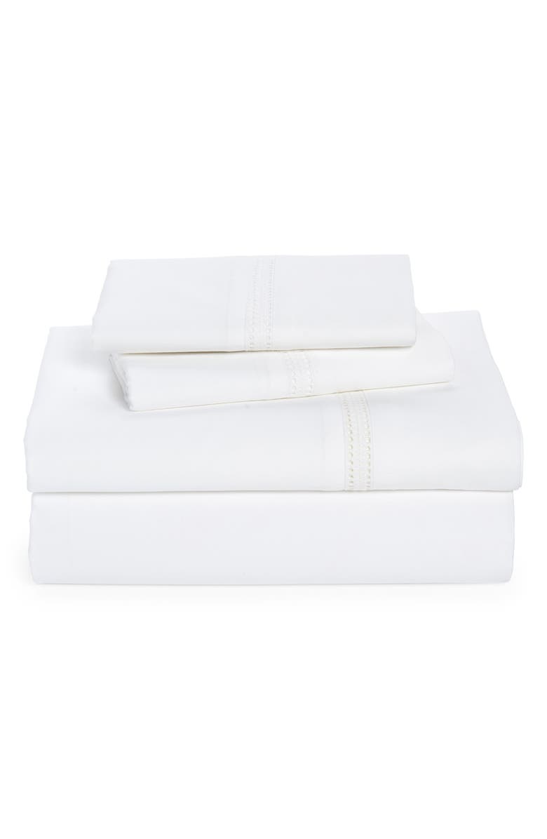 Boll & Branch Eyelet Organic Cotton Sheet Set, Main, color, 