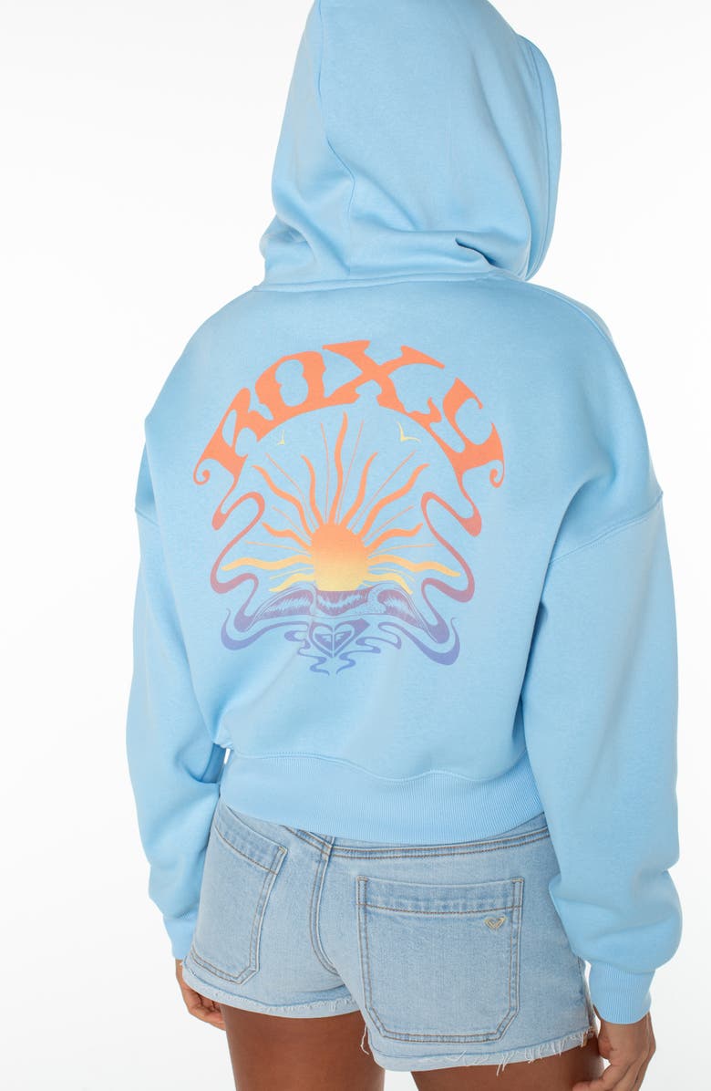 Roxy Breakwater Fleece Graphic Hoodie, Alternate, color, 