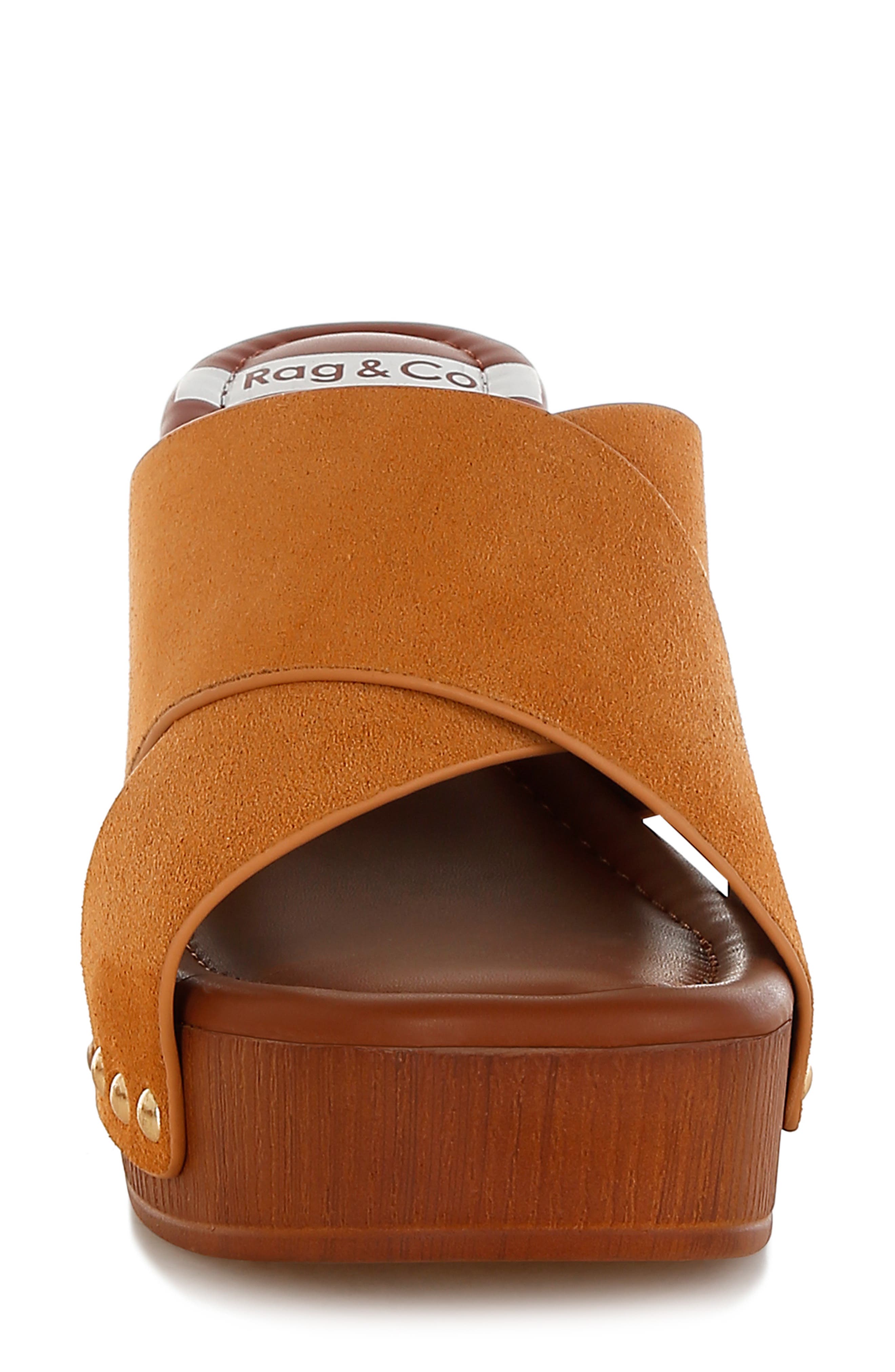 Rag & Co Maersk Platform Sandal, Alternate, color, 