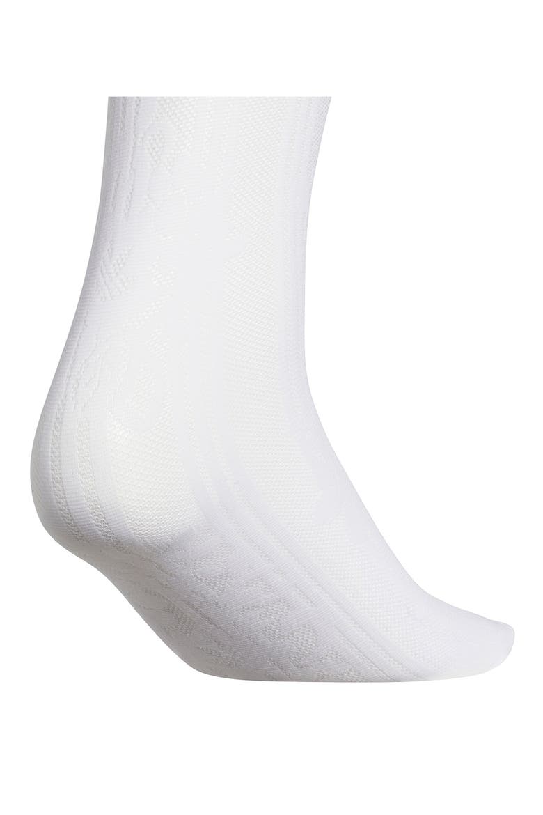 Superlite 2-Pack Lace Crew Socks, Alternate, color, WHITE/ CLEAR GREY