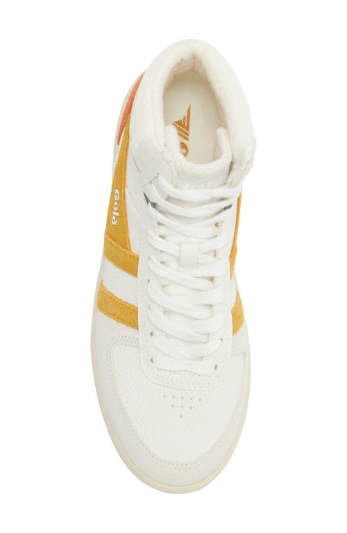 Gola Slam Trident Trainer Sneaker In White