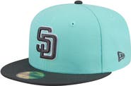 New Era Men's New Era Turquoise/Charcoal San Diego Padres Two-Tone Color Pack 59FIFTY Fitted Hat