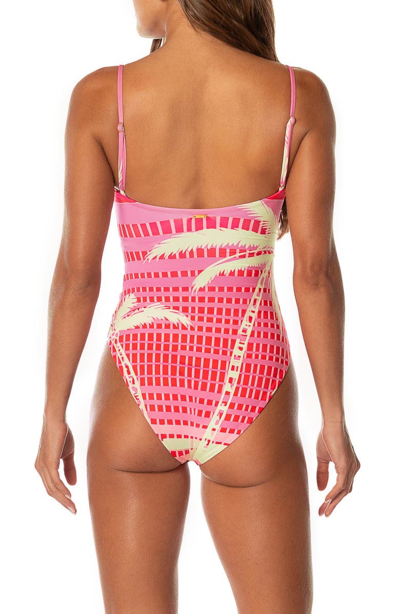 Maaji PALM EXCEL GYPSIES ONE PIECE, Alternate, color, Pink Overflow