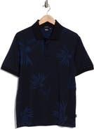 BOSS Parris Floral Cotton Knit Polo