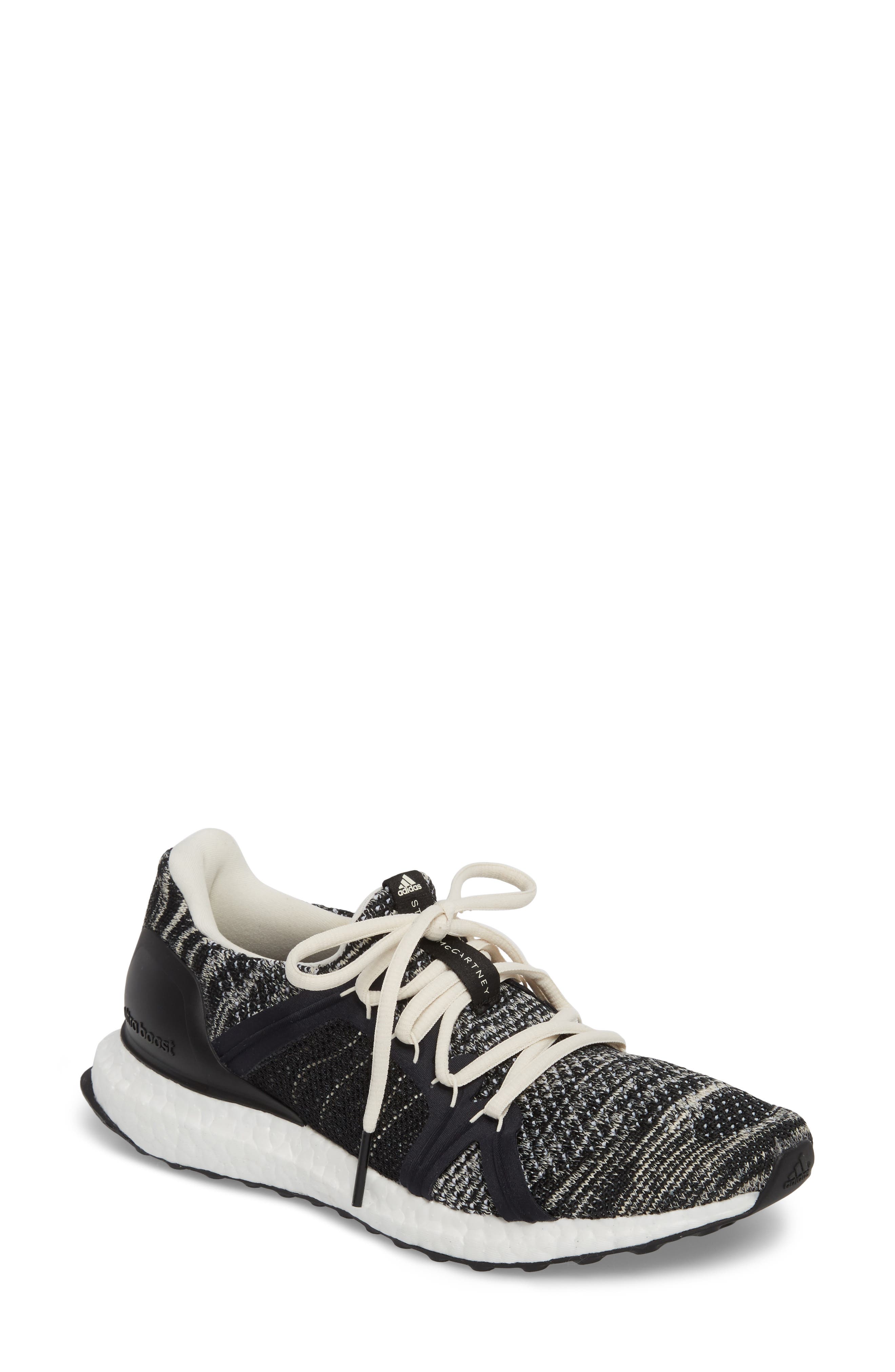 adidas by Stella McCartney UltraBoost x Parley Running Shoe, Main, color, 