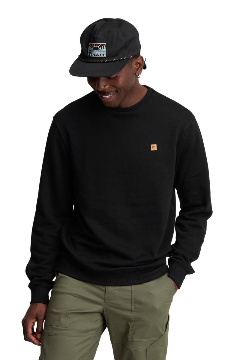 tentree Reynard Crew, Alternate, color, Meteorite Black