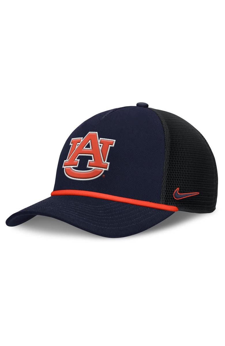 Nike Men's Nike Navy Auburn Tigers Rise Primetime Trucker Adjustable Hat, Main, color, Navy