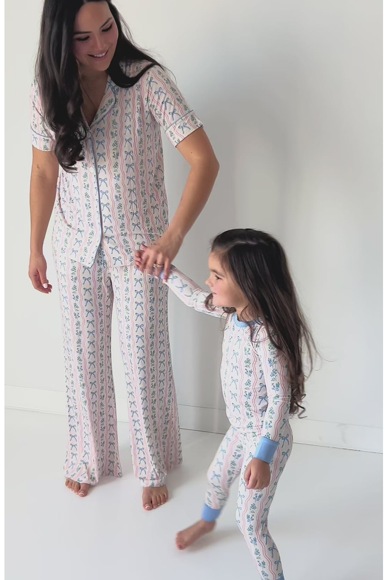 Amelia Bow Two Piece Set, Alternate, color, Off-White