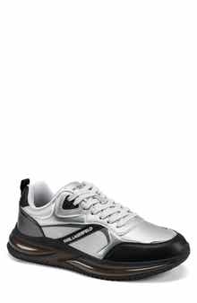 KARL LAGERFELD PARIS Nino Mixed Media Sneaker