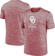 Jordan Brand Men's Jordan Brand  Crimson Oklahoma Sooners Campus Center Block Velocity Performance T-Shirt