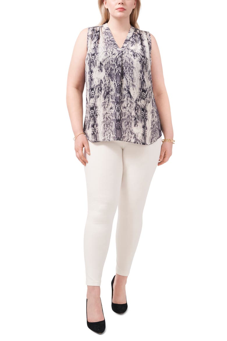 High Waist Ponte Knit Leggings, Main, color, VANILLA