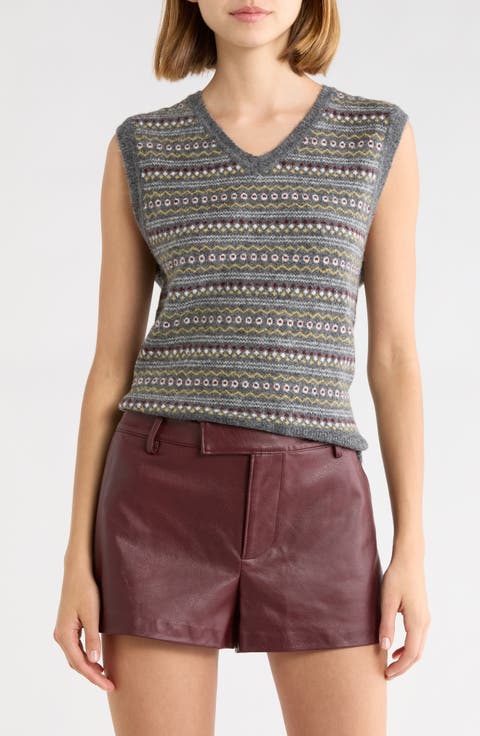 Nevin Fair Isle Sweater Vest