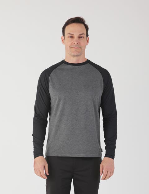 Slider Raglan Crew Neck