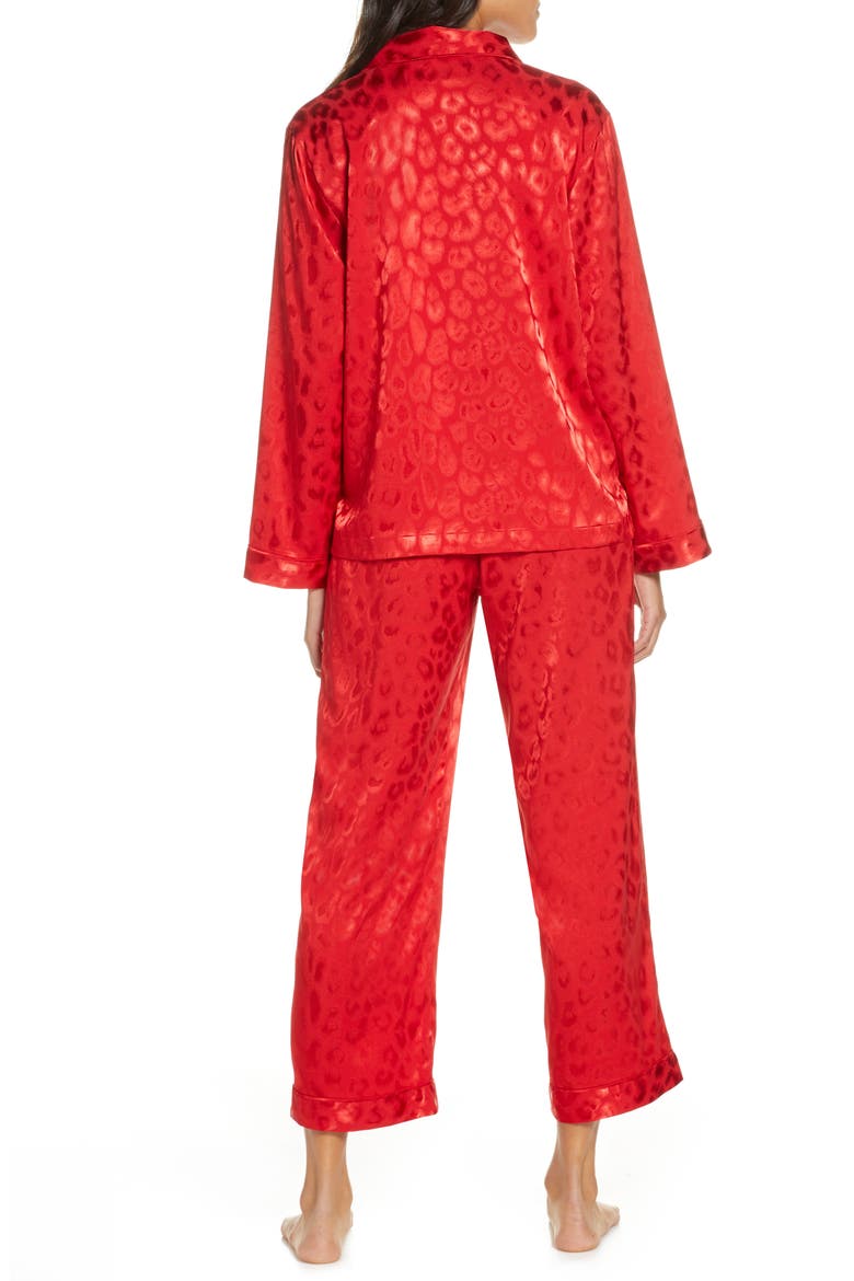Satin Pajamas, Alternate, color, CRIMSON RED