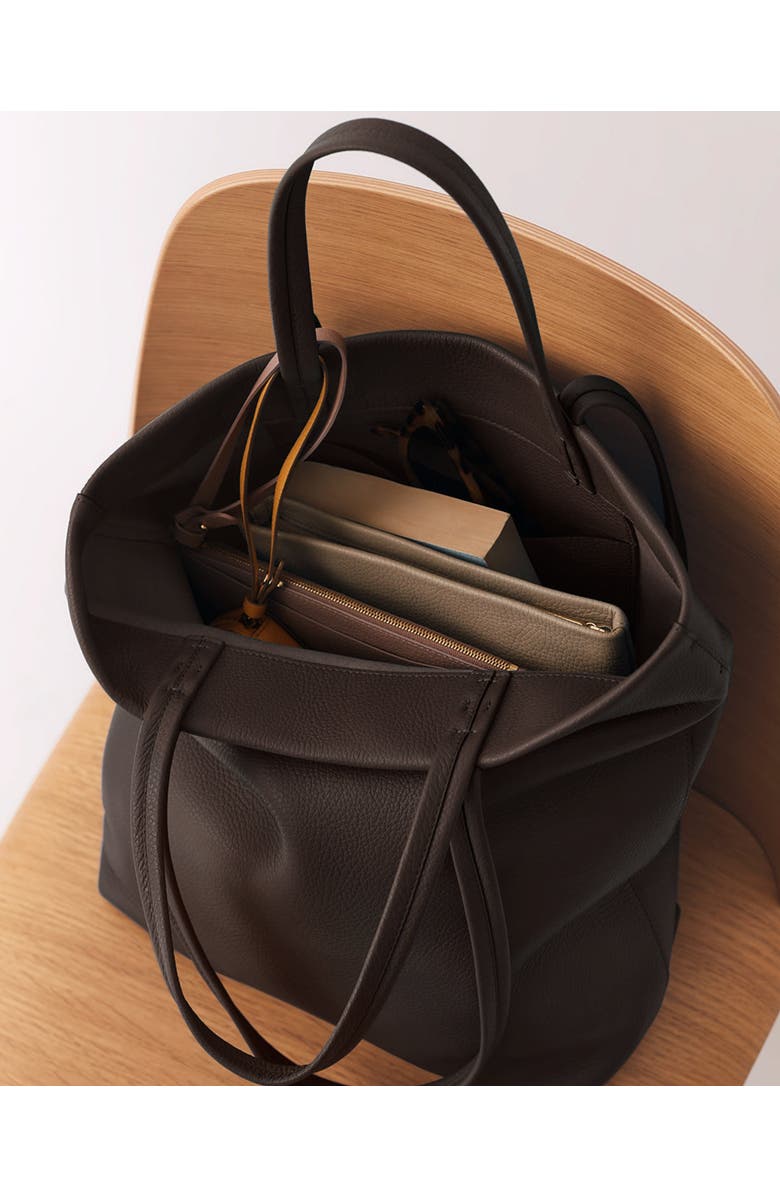 Cuyana Tall Easy Tote, Alternate, color, Mocha