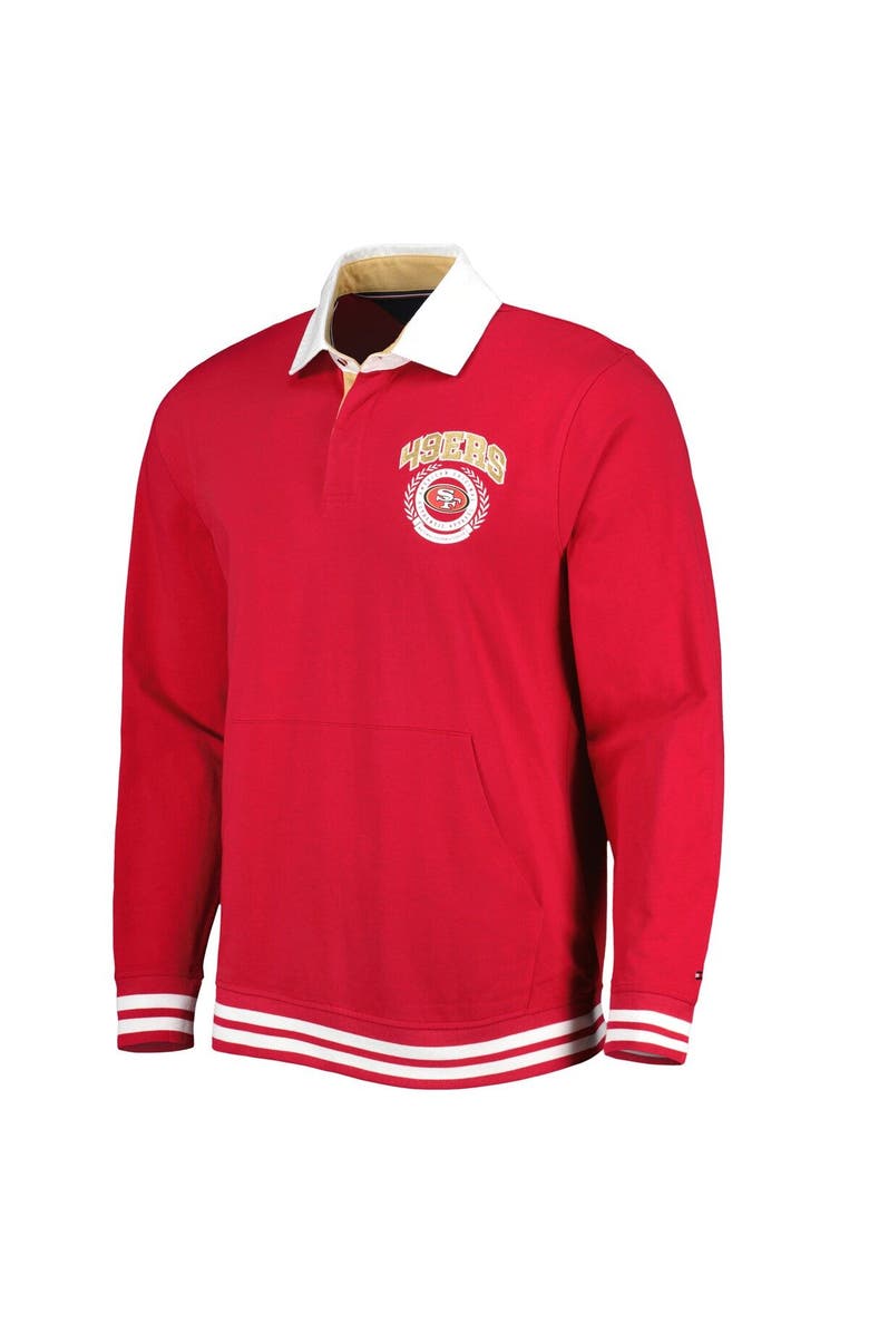 Tommy Hilfiger Men's Tommy Hilfiger Scarlet San Francisco 49ers Cody Long Sleeve Polo, Alternate, color, Scarlet