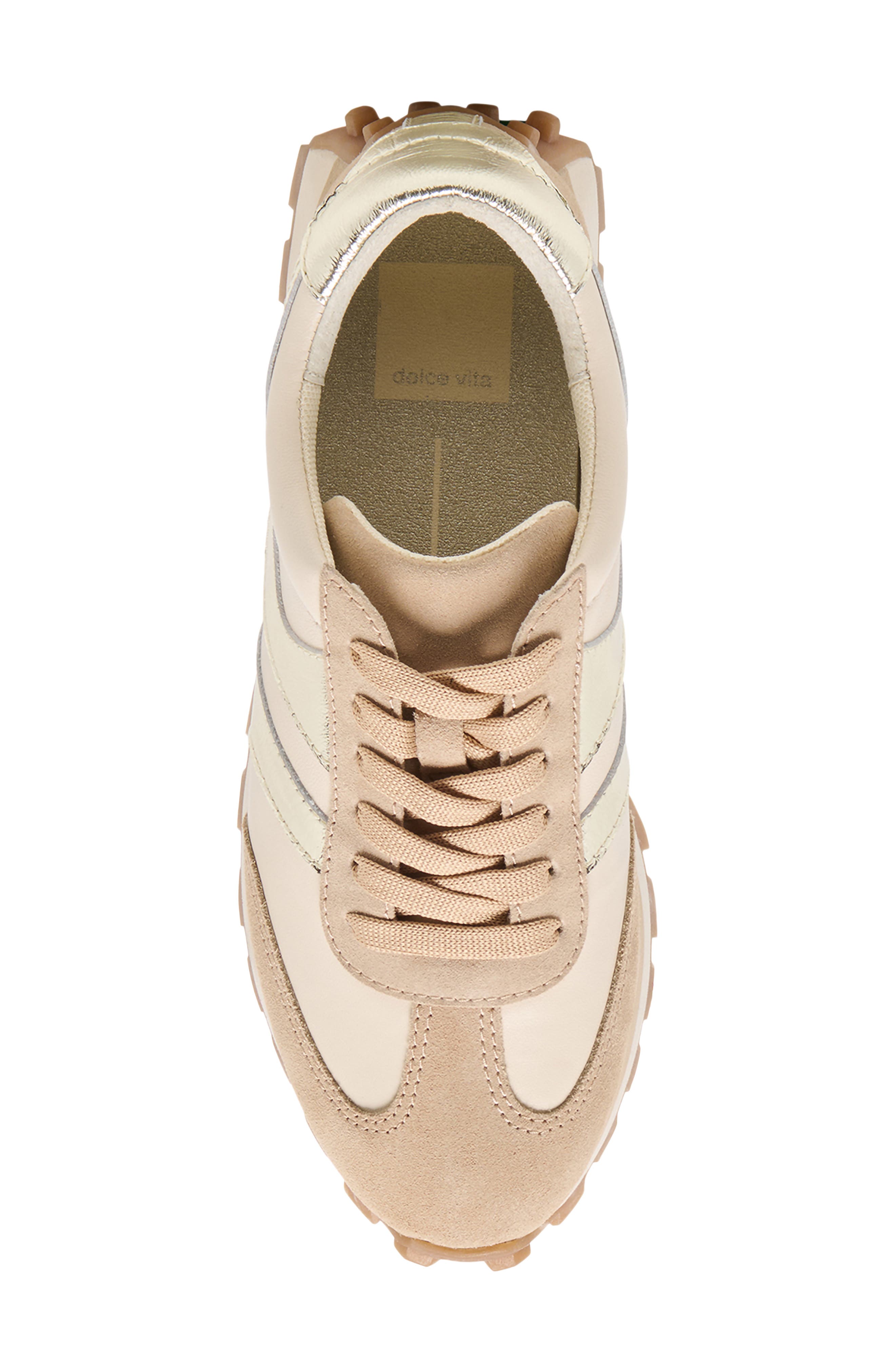 Tresa Snaker, Alternate, color, WHITE/GOLD SUEDE
