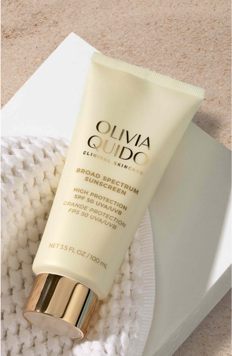 Olivia Quido Skincare Broad Spectrum Sunscreen SPF 50, Alternate, color, Beige