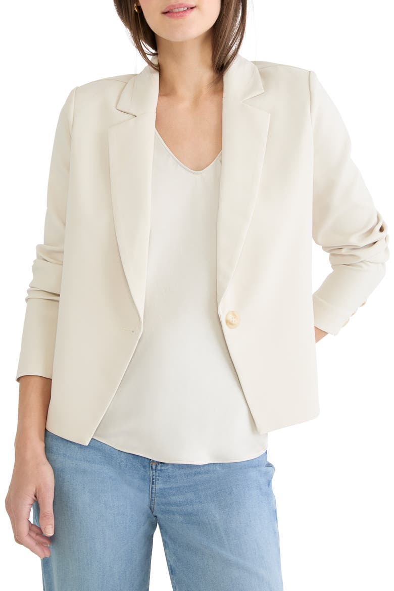 Sleek Stretch Anywhere Blazer, Main, color, COCONUT