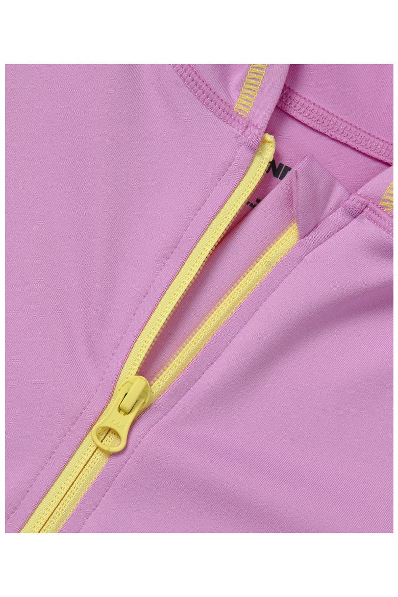 Girls Active Zip Up Hoodie, Alternate, color, Sunset Purple