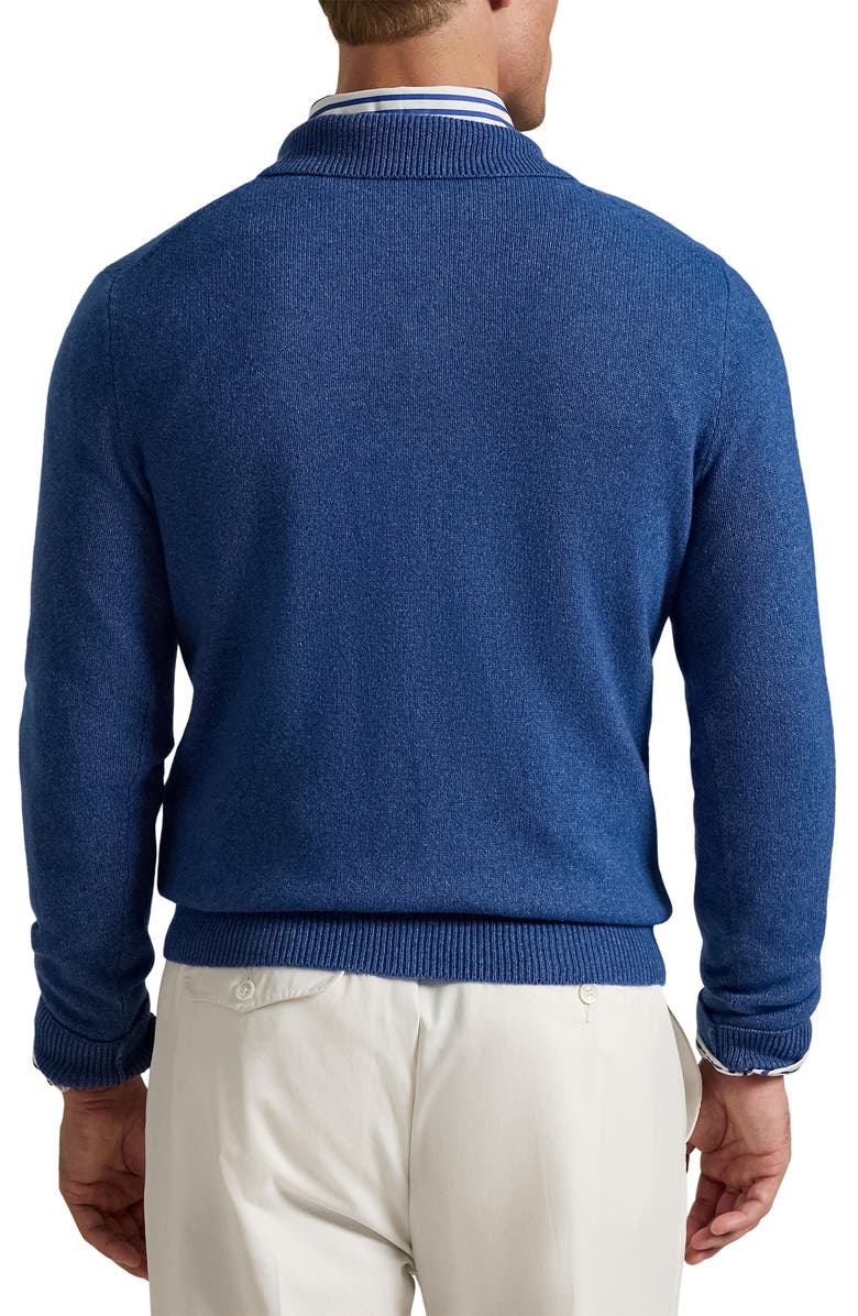 Polo Ralph Lauren Long Sleeve Wool & Cotton Polo Sweater, Alternate, color, 