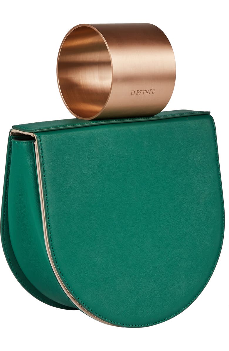 DESTREE D ESTREE D'Estrëe Mini Lucio Cuff Handle Leather Bag, Main, color,
