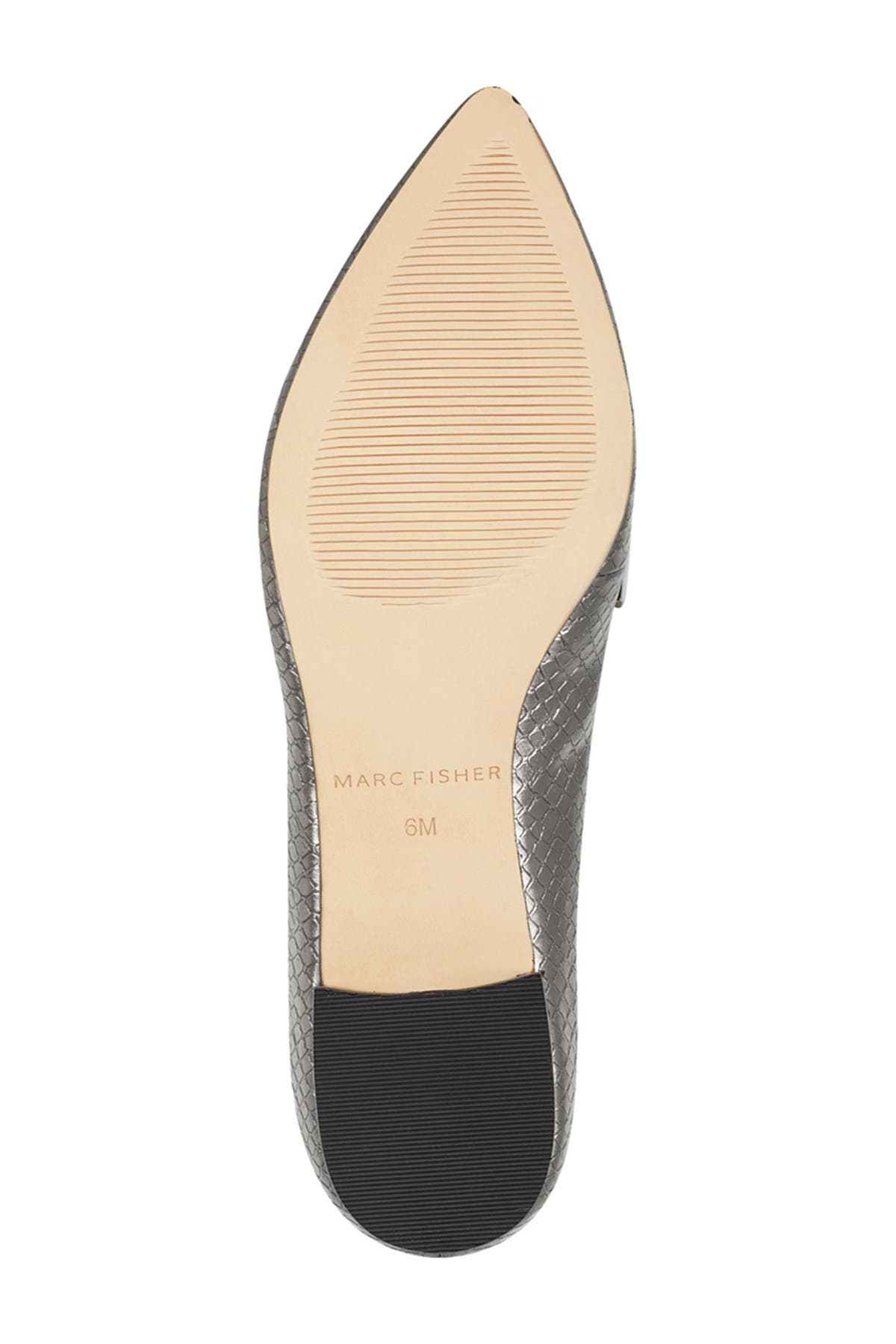 Marc Fisher Feud Pointed Toe Embossed Loafer, Alternate, color, 