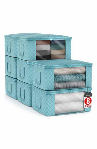 Set of 8 Foldable Storage Bins