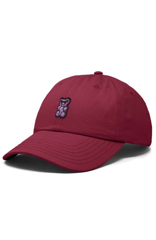 DALIX DALIX PURPLE GUMMY EMBROIDERED CAP 
