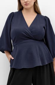 City Chic Celina Wrap Top