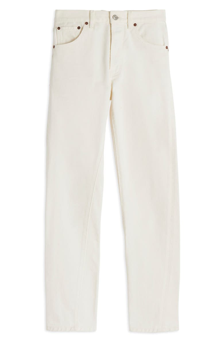 Victoria Beckham Olivia Straight Leg Button Fly Jeans, Alternate, color, 