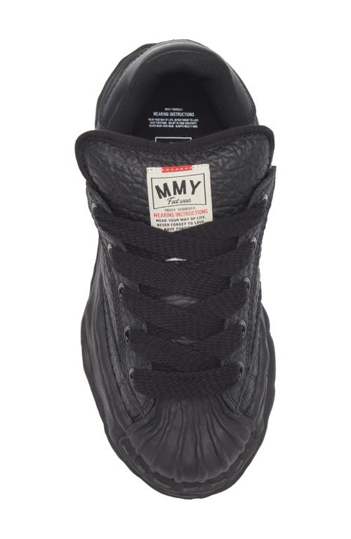 Miharayasuhiro Maison Mihara Yasuhiro Blakey Og Sole Leather Sneaker In Black