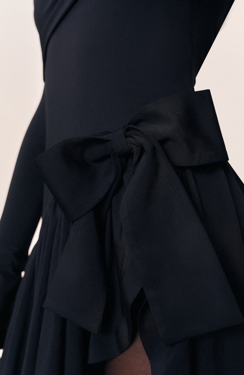 Guizio Lola Mini Dress, Alternate, color, Black