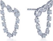 Kwiat Sunburst Diamond Ear Climbers