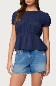 EDIKTED Maricella Peplum Top