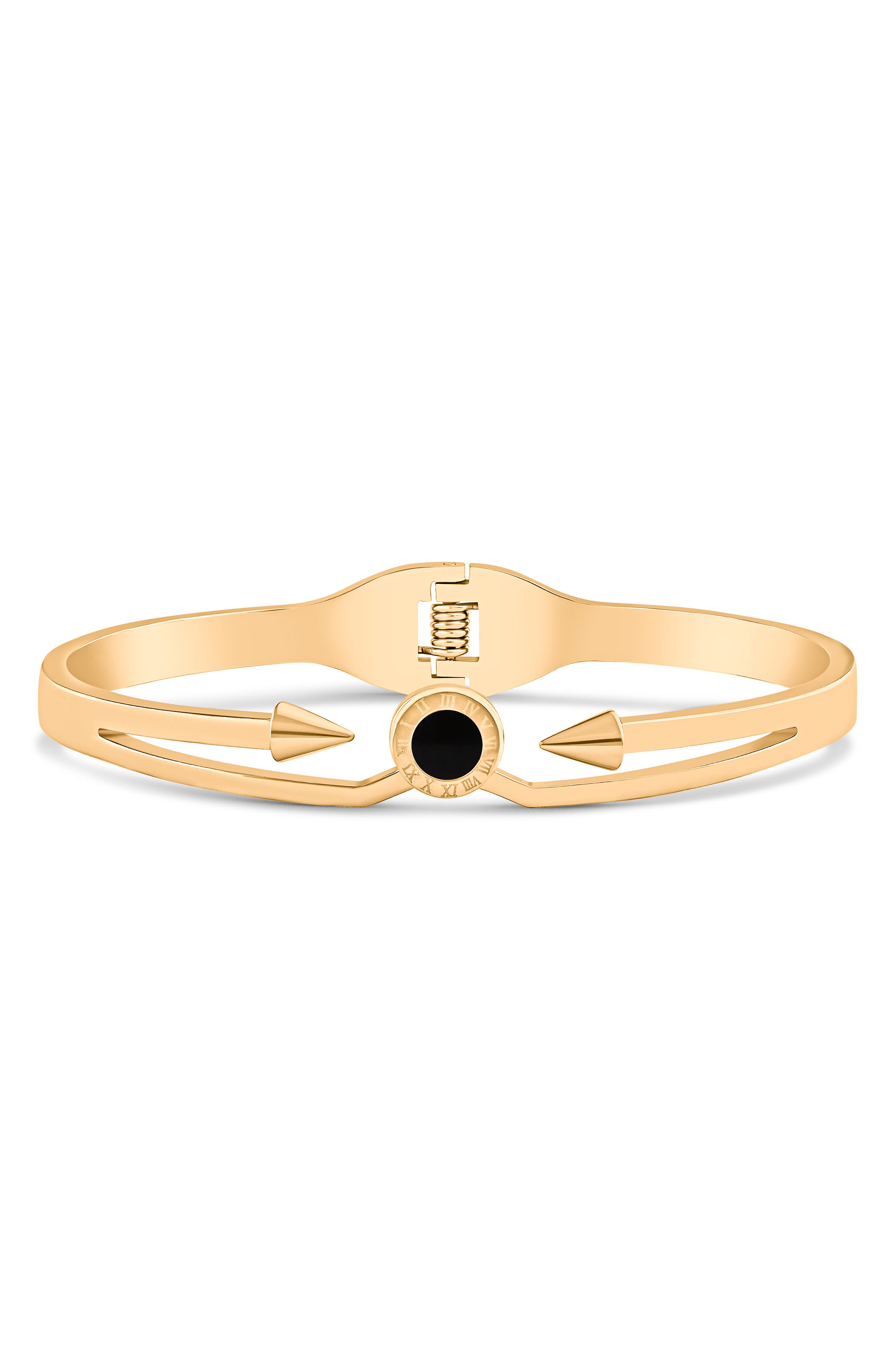 Roman Numeral Hinge Bangle