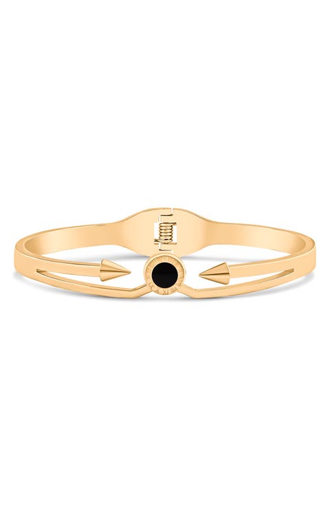 Roman Numeral Hinge Bangle