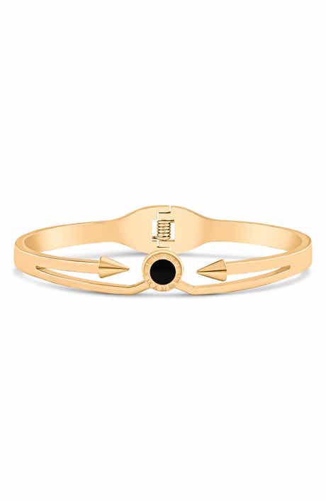 Roman Numeral Hinge Bangle