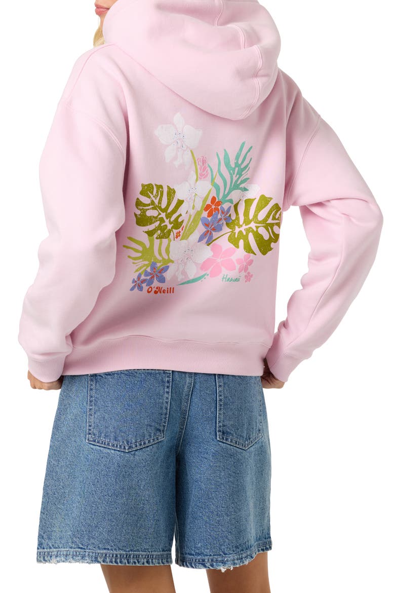 Botany Hawaii Graphic Hoodie, Alternate, color, PINK